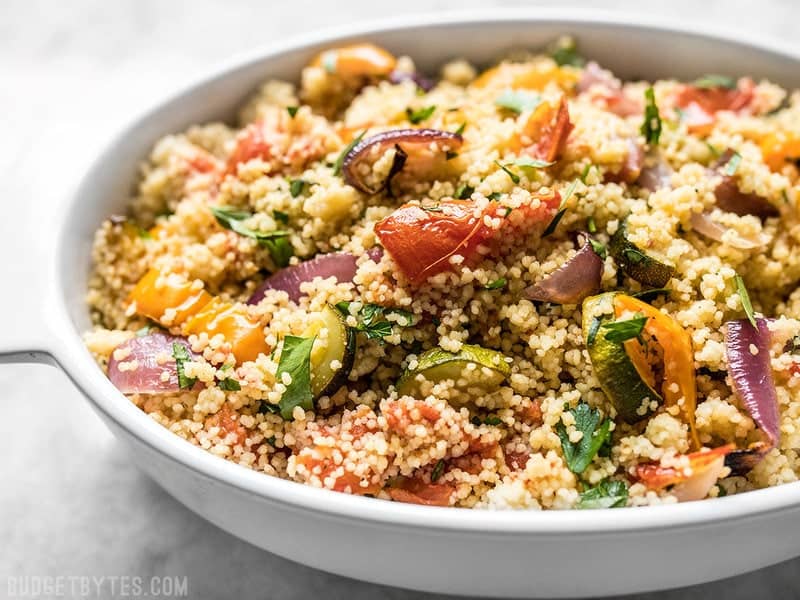 Roasted Vegetable Couscous Side