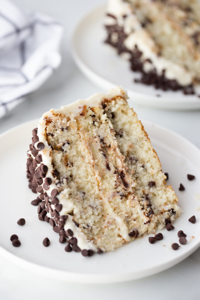 Chocolate Chip Cheesecake Cake 1