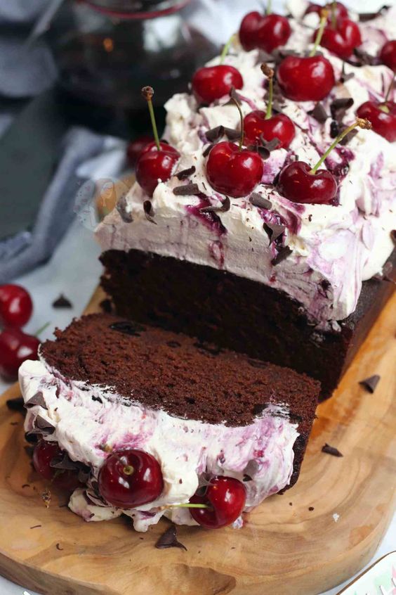 Black Forest Loaf Cake