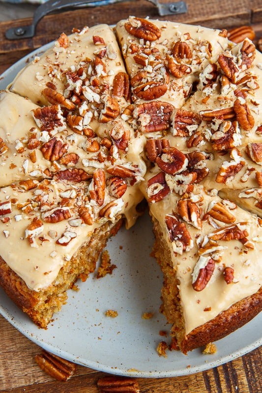 Carrot Cake With Dulce De Leche Cream Cheese Frosting